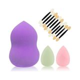 Esranın Dünyası Makyaj Süngeri Seti, 3’lü Beauty Blender Sünger (Büyük, Mini) Çift Taraflı Göz Farı Aplikatörleri, Fondöten, Kapatıcı ve Kontür Için Profesyonel Makyaj Süngeri Seti
