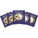 Esranın Dünyası Masterwork 0,18 Çelik Kısa Sap Bağlama Teli – 5 Takım | Dayanıklı ve Net Ton Veren Bağlama Telleri - 3 Renk Sunburst