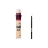 Esranın Dünyası Maybelline New York Instant Anti Age Eraser Kapatıcı 00 Ivory & Mini Tattoo Liner Gel Pencil Makyaj Seti - --