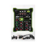 Esranın Dünyası Midex MDX-100 Stüdyo Kayıt Için Ses Kartlı Mixer +48V Phantom Power ile Stüdyo Mikser