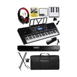 Esranın Dünyası Midex PS-4500KSP Tuş Hassasiyetli 61 Tuşlu Org Sustain Pedallı USB Mp3 (Pedal Stand Kulaklık Çanta Notalık Metod) - Ahşap
