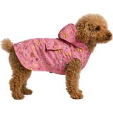 Esranın Dünyası Mpz Pets Içi Polarlı Çadır Baskılı Köpek ve Kedi Yeleği & Ceketi Pembe S - -- - ---