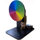 Esranın Dünyası Newton Renk Çarkı Yapım Seti 1 Adet 12X7X10 cm Fen Bilimleri Deney Setleri Okul Sınıf Nevton Çarkı