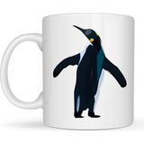 Esranın Dünyası Nihilist Penguen Tasarımlı Porselen Kupa Model 159 – Sürüden Ayrılanlara Özel Minimalist Kahve Kupası – Özgün Tasarım Hediyelik Kupa - Belirtilmemiş - 001 - Beyaz