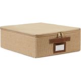 Esranın Dünyası Ocean Home Textile Küçük Boy Jüt Destekli Kutu Hurç 31 x 38 x 12 cm - 001-Renkli