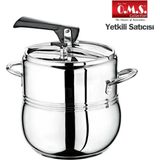 Esranın Dünyası Oms 5104 Klasik Tombik Güveç Düdüklü Tencere 9 Litre - Ahşap - 1,8 L
