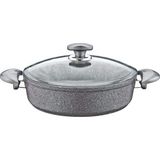 Esranın Dünyası Oms Collection 28X8 cm Granit Karnıyarık Tenceresi Gri - 28 x 8 cm
