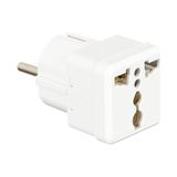 Esranın Dünyası Orret Home Evrensel Adaptör Seyahat Fişi Beyaz Ab Normu - 250V Ac 10~16A Ingiliz ve Amerikan Fiş Dönüştürücü Priz Adaptör