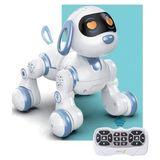 Esranın Dünyası Oyuncak 30 Fonksiyonlu Uzaktan Kumandalı Şarjlı Sesli Işıklı Dokunma Algılama Programlama Robot Kedi ve Köpek (Köpek)