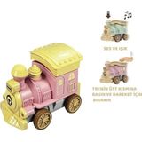 Esranın Dünyası Oyuncak Tren Işıklı Sesli Bas Gitsin 14CM - Pembe - 8068A - 1 Adet - 10 cm