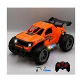 Esranın Dünyası Oyuncak Uzaktan Kumandalı Araba Full Fonksiyon 3.7 Volt 500 Mah Şarjlı Işıklı Rc Off-Road Araba (Kırmızı) - Ahşap