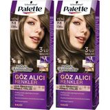 Esranın Dünyası Palette Göz Alıcı Renkler Küllü Kumral 7.1 Pentanol & Besleyici Yağ Içeren Saç Boyası x 2 Adet