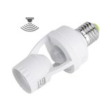 Esranın Dünyası Parcbeny 24272 360° Pır Hareket Sensörlü E27 Lamba Duy Uyumlu Adaptörü Zaman Ayarlı Ac 100V-240V 60W Max