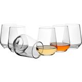 Esranın Dünyası Pasabahce Allegra 6'lı Set, Şarap, Meyve Suyu, Su, Viski, 425 ml - 00-Siyah - Beyaz