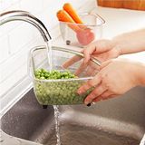 Esranın Dünyası Paslanmaz Çelik Ayaklı Lavabo Çöp Süzgeci - 18X13X10 cm - 0,12 mm - 275 m