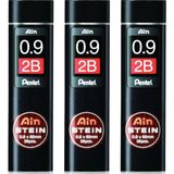 Esranın Dünyası Pentel 3'lü Paket 36 Uçlu Kılıf 0,9 mm Ain Steın C279 Sertlik Derecesi 2b - 1