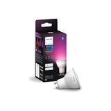 Esranın Dünyası Philips Hue 4.2W Renkli Akıllı Spot Ampul GU10 Bluetooth Uyumlu, Alexa, Apple Home ve Google Assistant ile Sesli Kontrol - 25.000 Saat Ampul Kullanım Ömrü [enerji Sınıfı E] - Amber