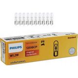 Esranın Dünyası Philips W1.2W T5 Gösterge Ampulü, 12516CP 12V, 10'lu Paket - Amber