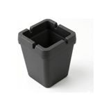 Esranın Dünyası Plastik Küllük, Rüzgar Geçirmez Derin Bahçe ve Balkon Küllüğü, Isıya Dayanıklı Kırılmaz Kare Sigara Tablası, Koku Hapseden Dış Mekan Küllük, Siyah