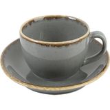 Esranın Dünyası Porland 04ALM002596 Seasons Çay Fincanı, Porselen - 00-Siyah - Beyaz