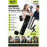 Esranın Dünyası Profesyonel Kablosuz Yaka Mikrofonu Çiftli Vlog Canlı Yayın Röportaj Mikrofonu Bwc-10