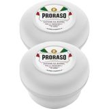 Esranın Dünyası Proraso Beyaz Seri Yeşil Çay Yulaf Özlü Tıraş Sabunu 150 ml 2 Adet - 0-Ten