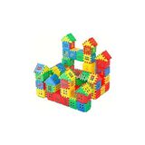 Esranın Dünyası Puzzle City 3D Yapı ve Tasarım Blokları 128 Parça Eğitici Oyuncak - 41 Delft Blue