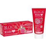 Esranın Dünyası R.o.c.s. Rocs Kıds 4-7 Yaş Ahududu Çilek Tadında Diş Macunu - 45G - 00-Siyah - Beyaz