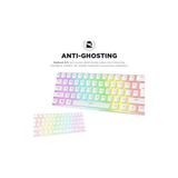 Esranın Dünyası Rampage Radıant K11 Siyah Type-C Bağlantılı Rgb Puding Tuşlu Us Layout (Ingilizce Q Klavye) Red