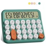 Esranın Dünyası Renkli Dijital Hesap Makinesi - 15.5 x 13.5 cm LCD Ekranlı