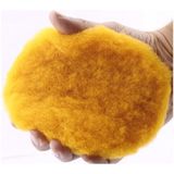 Esranın Dünyası Sarı Orta Sert Koyun Kuzu Postu Pedi - Ø 125 mm - 100 x 100 x 10 cm
