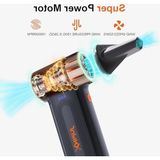 Esranın Dünyası Şarjlı Hava Kompresörü, Turbo Fan ile 150.000RPM Güçlü Üfleme - Ahşap