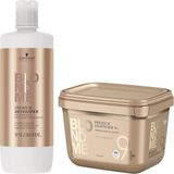 Esranın Dünyası Schwarzkopf Blondme Premium Lift 9+ Toz Saç Açıcı ve 30 Volum Oksidan
