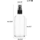 Esranın Dünyası Şeffaf Cam Şişe ile 100 ml Siyah Spreyli Kolonya Seti - 0-Koyu Mavi - 1 Adet
