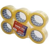 Esranın Dünyası Şeffaf Koli Bandı, 45 cm x 100 M, 6'lı Paket