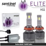 Esranın Dünyası Sentinel Elite H11 LED Xenon Ampülü 65W 12V 12000 Lumen 6500 Kelvin Beyaz Işık - Amber