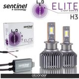 Esranın Dünyası Sentinel Elite H3 LED Xenon Ampülü 65W 12V 12000 Lumen 6500 Kelvin Beyaz Işık - Amber