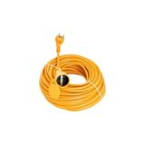 Esranın Dünyası Seyyar Uzatma Kablosu, Erkek ve Dişi Fiş Kaplinli, Kapaklı Prizli, 3x2.5 Mm, Kalın Kablo, Bahçe, Şantiye, Atölye ve Dış Mekan Kullanımına Uygun, Güvenli Güç Bağlantı Kablosu (10 Metre) - Ahşap - Bej - Siyah