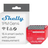 Esranın Dünyası Shelly 1pm Gen4 – Ileri Wi-Fi Destekli 1 KANAL/16A Akıllı Röle Anahtarı, Gerçek Zamanlı Güç Ölçümü, Hub Gerektirmez, Akıllı Ev Otomasyonu, Uzaktan Kontrol (Alexa, Apple Homekit, Google Home), Zigbee - 0-Koyu Mavi - 1 Adet