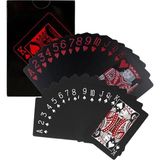 Esranın Dünyası Silver Kırmızı Iskambil Kağıdı Plastik Su Geçirmez Oyun Kağıdı CIN954KR - (DipCamo)Charcoal-White