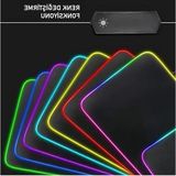 Esranın Dünyası Siyah Gaming Mouse Pad, 90X40 Cm, Işıklı Düz Tasarım - Ahşap