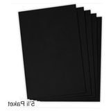 Esranın Dünyası Siyah Mukavva 35X50 cm 5’li Paket - 1.0 mm Kalınlık - Sunum, Pano ve Maket Yapımı Için Sert ve Dayanıklı Karton