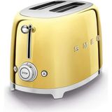 Esranın Dünyası Smeg TSF01GOEU Ekmek Kızartma Makinesi 2x2 - Ahşap - Bej - Siyah