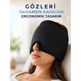 Esranın Dünyası Soğuk &amp; Sıcak Kompres Özellikli Jel Başlık Ergonomik Rahatlama Maskesi