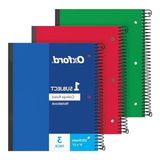 Esranın Dünyası Spiral Defter 3'lü Paket, 1 Konu, Üniversite Kuralı, Dayanıklı Plastik Kapaklar, Güçlü Bobin, 1 Cep, 8,5 x 11, 100 Yaprak, Mavi, Kırmızı, Yeşil (89801) - 41 Delft Blue