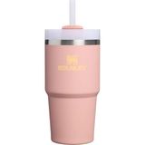 Esranın Dünyası Stanley Quencher Pipetli Termos Bardak 0.59 Lt/peach Rose