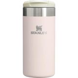 Esranın Dünyası Stanley The Aerolight Transit Mug Termos Bardak, 0.35 Litre, Pembe Kuvars 2.0 (Rose Quartz) - 00-Siyah - Beyaz