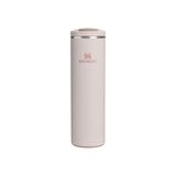 Esranın Dünyası Stanley The Transit Fliptop Mug Termos 0.60 Litre - Pembe Kuvars (Rose Quartz) | Paslanmaz Çelik - Acı Yeşil