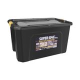 Esranın Dünyası Super Bag 100 L Kapaklı Saklama Kutusu, Ağır Hizmet Plastik Depolama Kutusu, Çok Amaçlı Eşya Düzenleme ve Saklama Kabı, Darbeye Dayanıklı, Ev Garaj Depo Kullanımı, ASR-4040