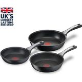 Esranın Dünyası Tefal Titanyum 6x Unlimitedone Indüksiyon Tabanlı 20/24/28 cm 3'lü Tava Seti - 2100116646